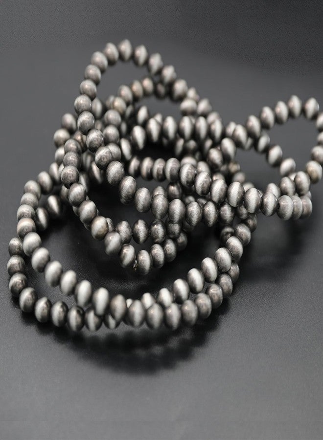 CIOOU Created Navajo Pearl Necklace for Women Multi Strand Turquoise Choker Western Jewelry Boho Chic Turquoise Beaded Necklaces - Image 5
